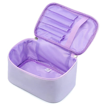 Meiyuuo interior bolsillos elasticos para brochas y articulos pequeños.