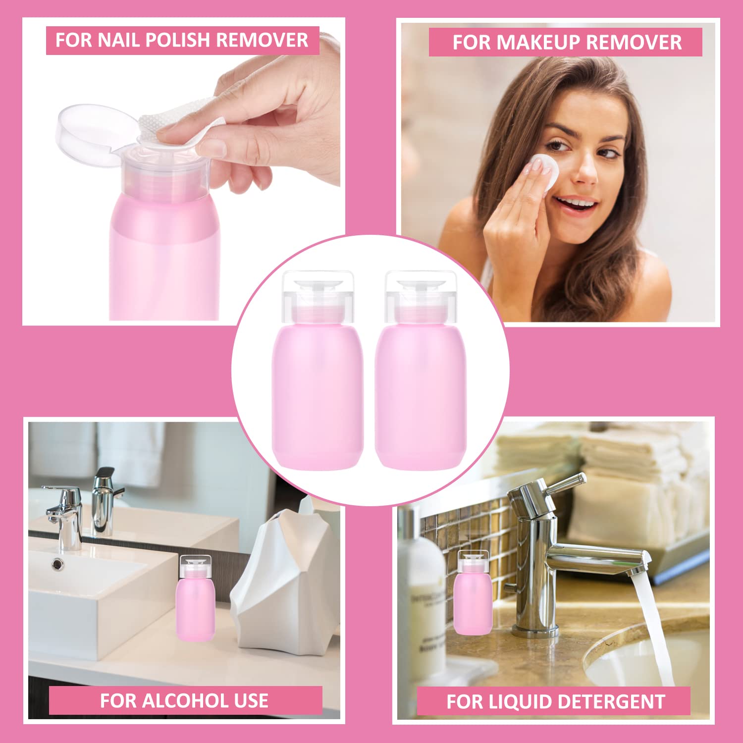 MEKK dispensador para remover esmalte y pinceles.