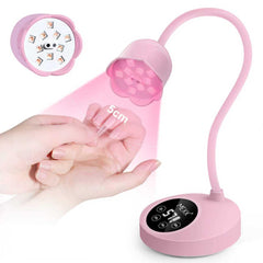 MEKK lampara UV cuello flexible 360 para posicionar la luz con precisión en uñas