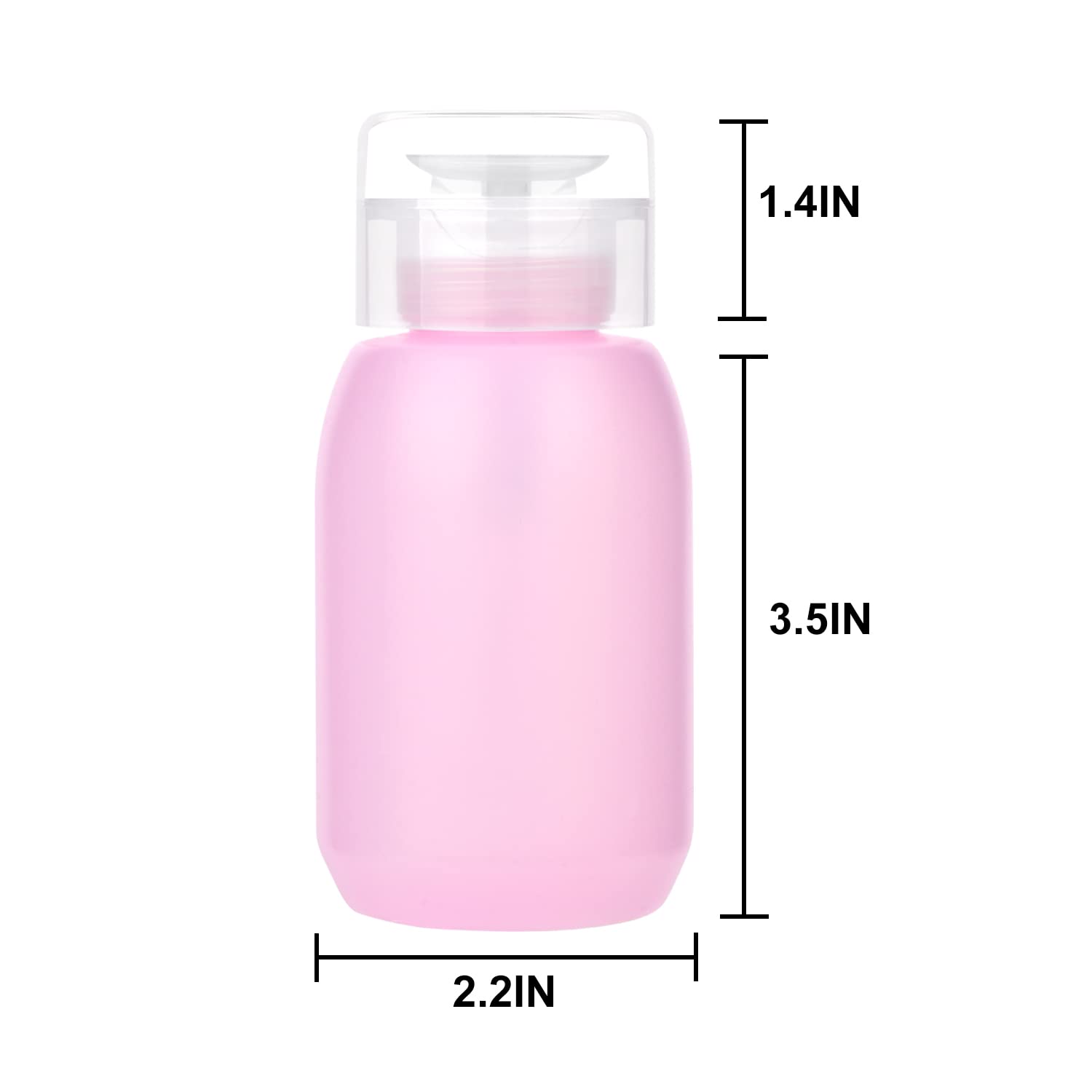 MEKK paquete de dos dispensadores de acetona rosa 200 ml.