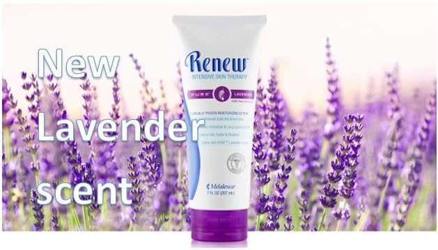 Melaleuca Renew Pura Lavanda, textura cremosa que hidrata la piel.
