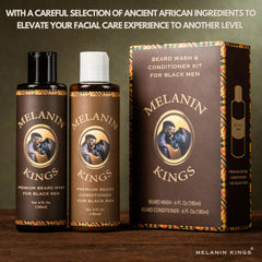Mezcla de aceites africanos de Melanin Kings para nutrición profunda de la barba