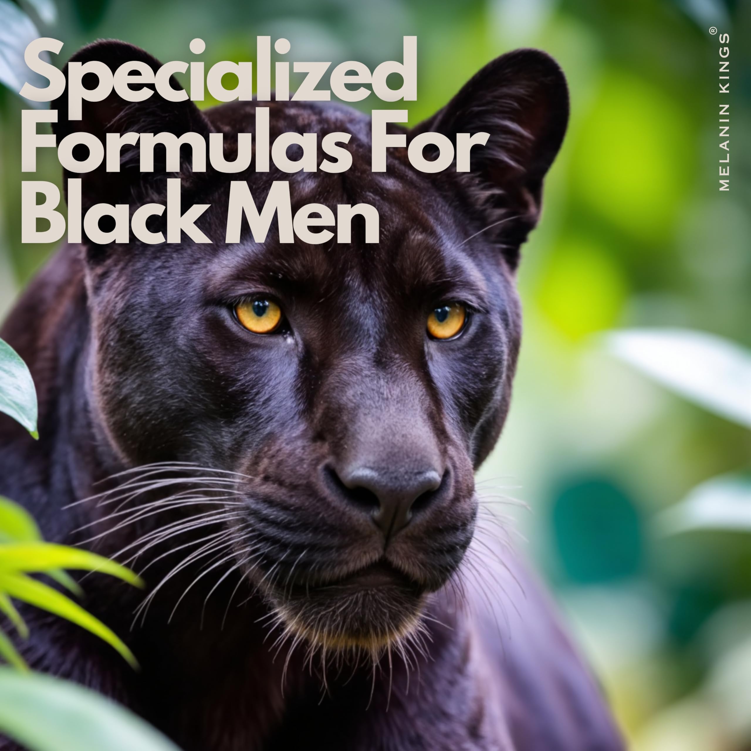 Barba suave e hidratada gracias a la fórmula Melanin Kings