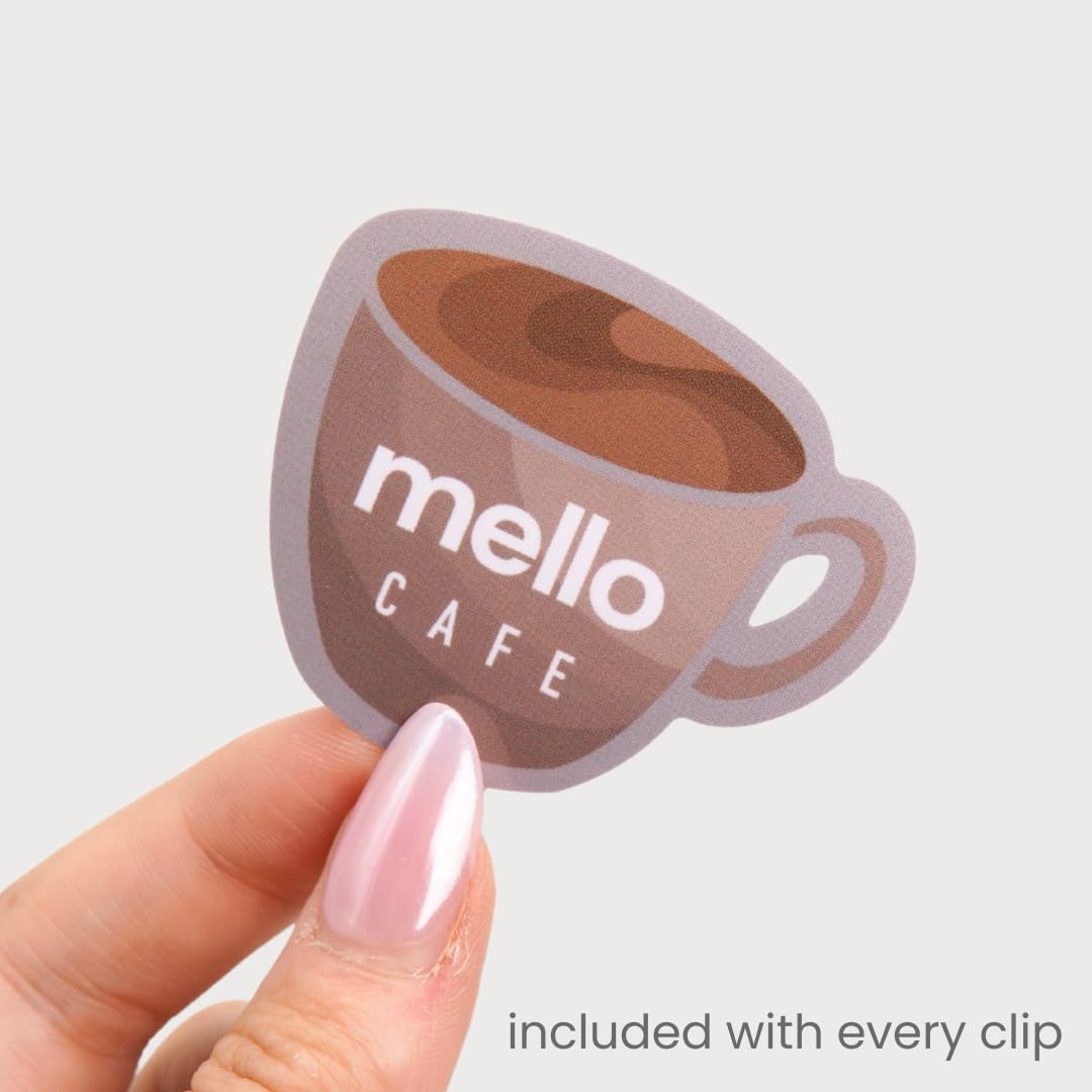 MELLO clip garra sin pellizcos, sujetando el cabello sin dolor.