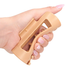 MELLO clip garra para cabello suave primer plano, cómodo para uso diario.