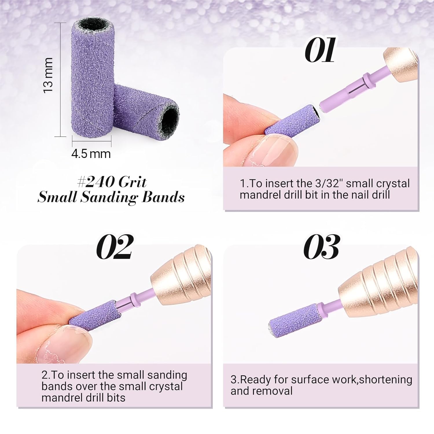 MelodySusie lijado para pulido y brillo suave en uñas