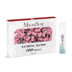 MelodySusie bandas de lijado 240 para taladro de uñas, acabado suave.