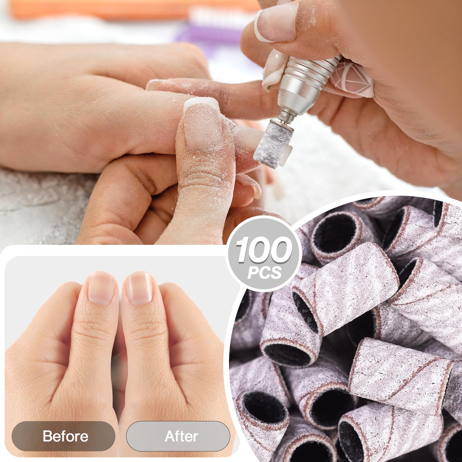 MelodySusie bandas lijado 240 extremo fino, duraderas para salón.