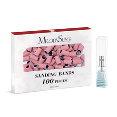 MelodySusie bandas de lija para uñas 150 grano preparan uñas con acabado suave