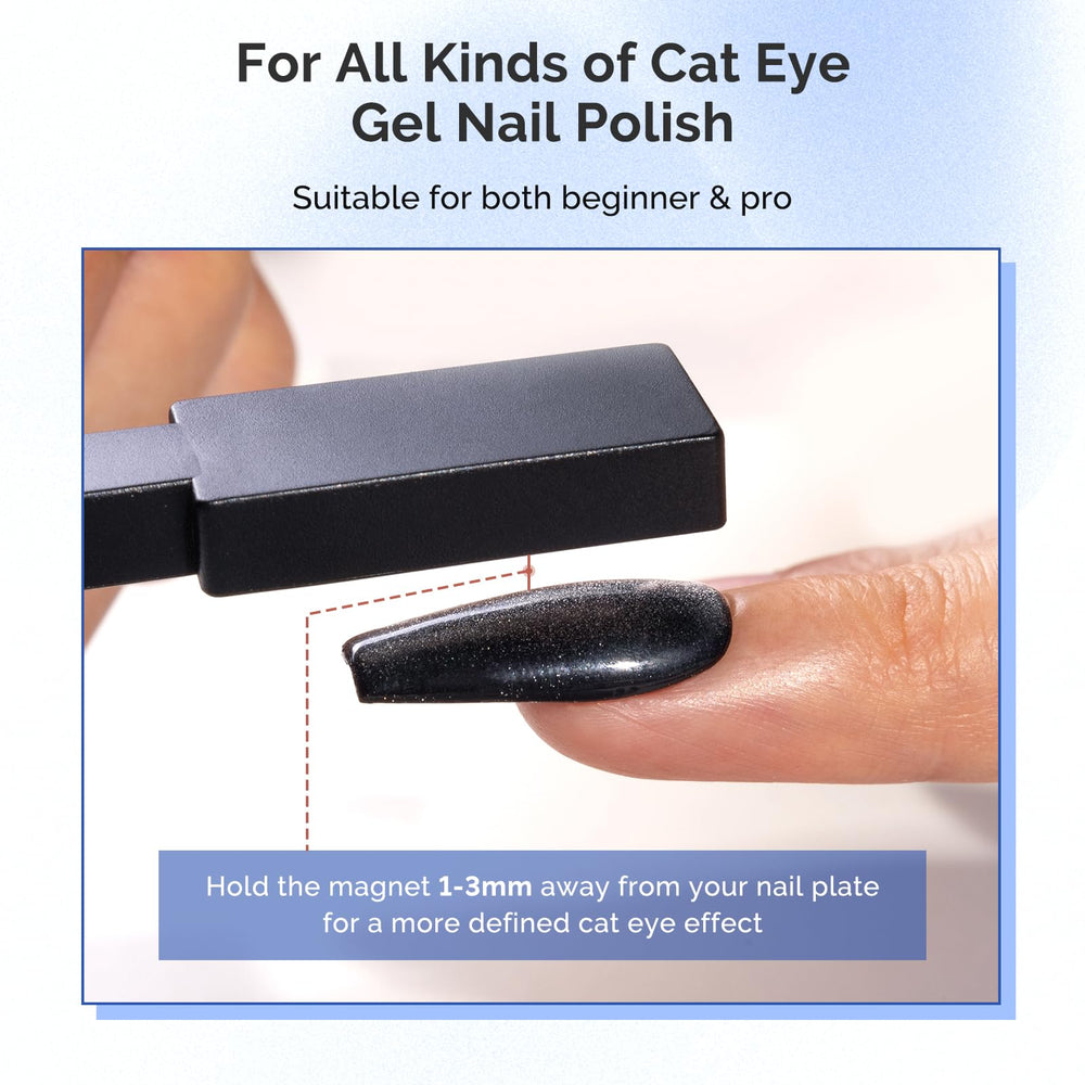 MelodySusie aplicación fácil para lograr efecto ojo gato en segundos y curado rápido.