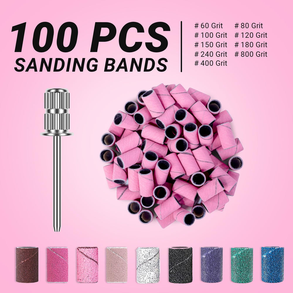 MelodySusie banda lija para taladro de uñas 3-32, alta precisión.