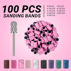 MelodySusie banda lija para taladro de uñas 3-32, alta precisión.