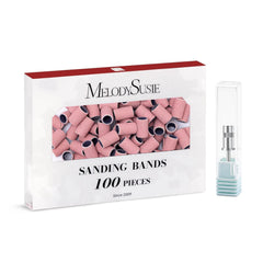 MelodySusie bandas lija 120, primer plano para preparación rápida de uñas.