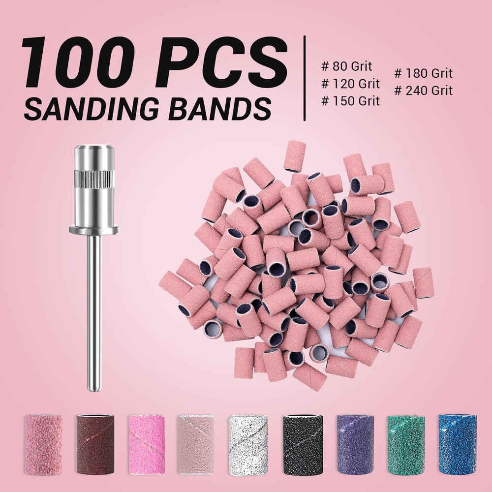 MelodySusie bandas lija 120, uñas naturales listas para diseño.