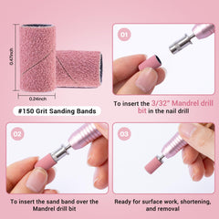 MelodySusie bandas multifuncionales para limar, dar forma y pulir uñas