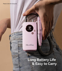 Batería MelodySusie de 4000 mAh para sesiones largas sin interrupciones.