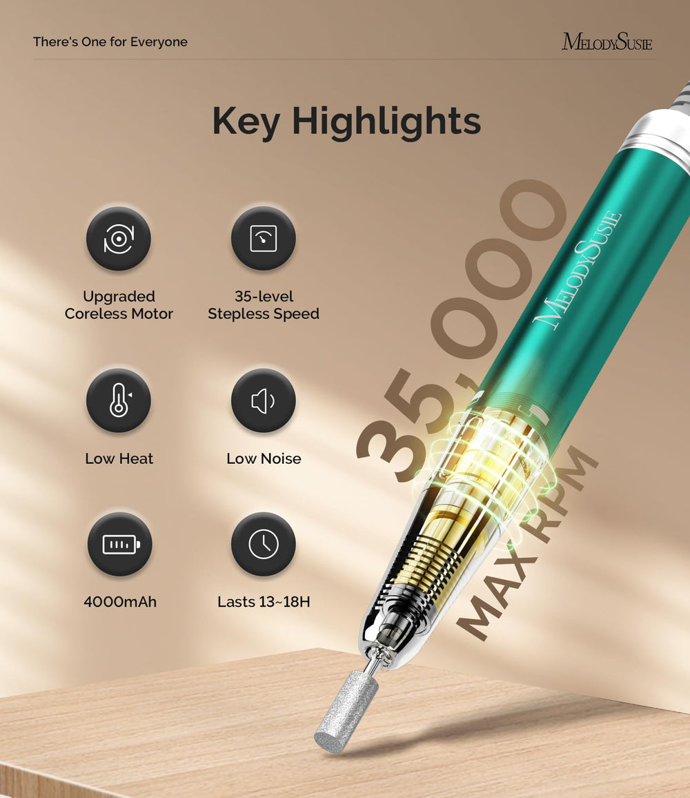 MelodySusie batería recargable de 4000mAh para sesiones prolongadas