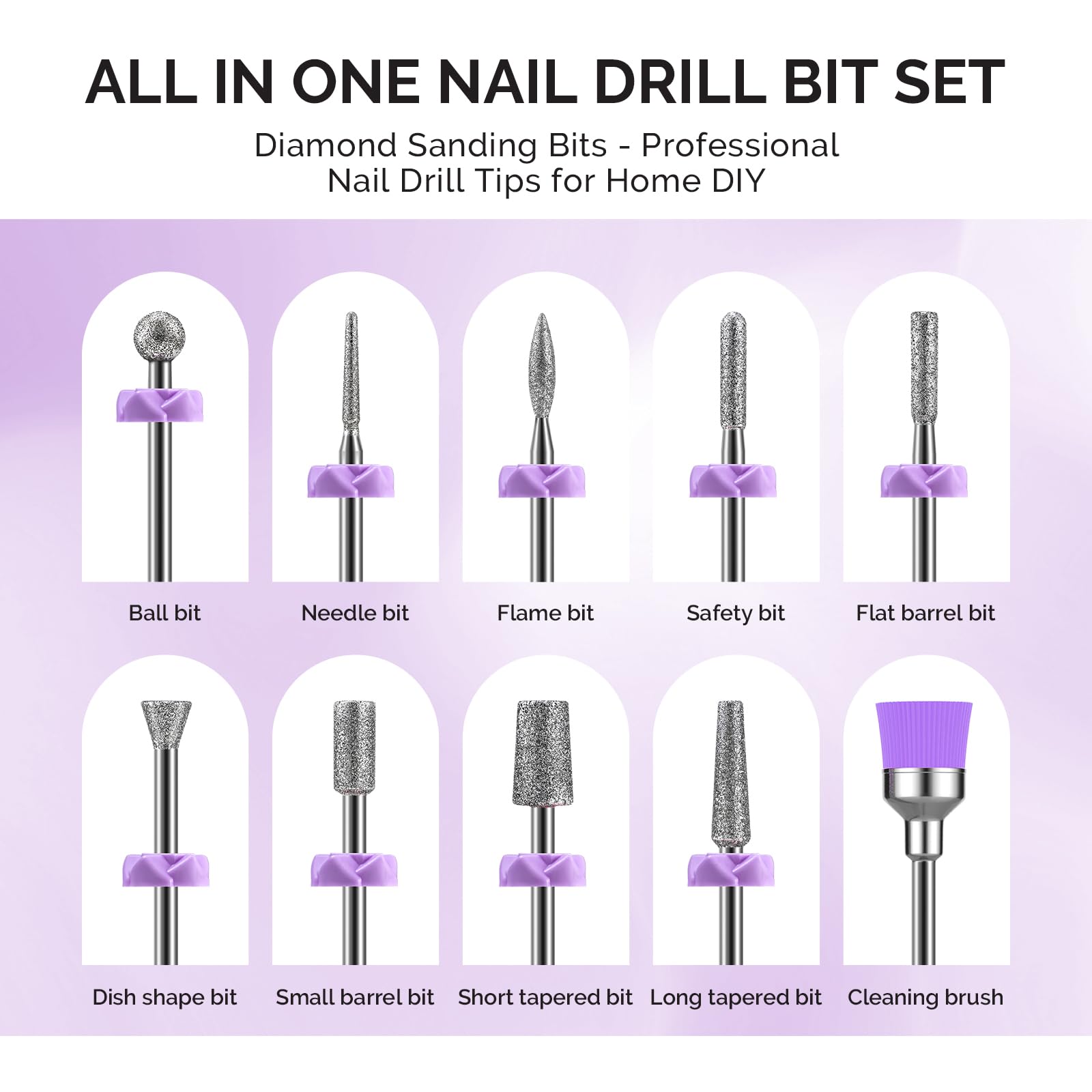 MelodySusie bits seguridad para uñas: limpieza y preparación seguras para la manicura.