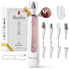 MelodySusie brocas 8-en-1 para cuidado de uñas en casa con resultados profesionales.