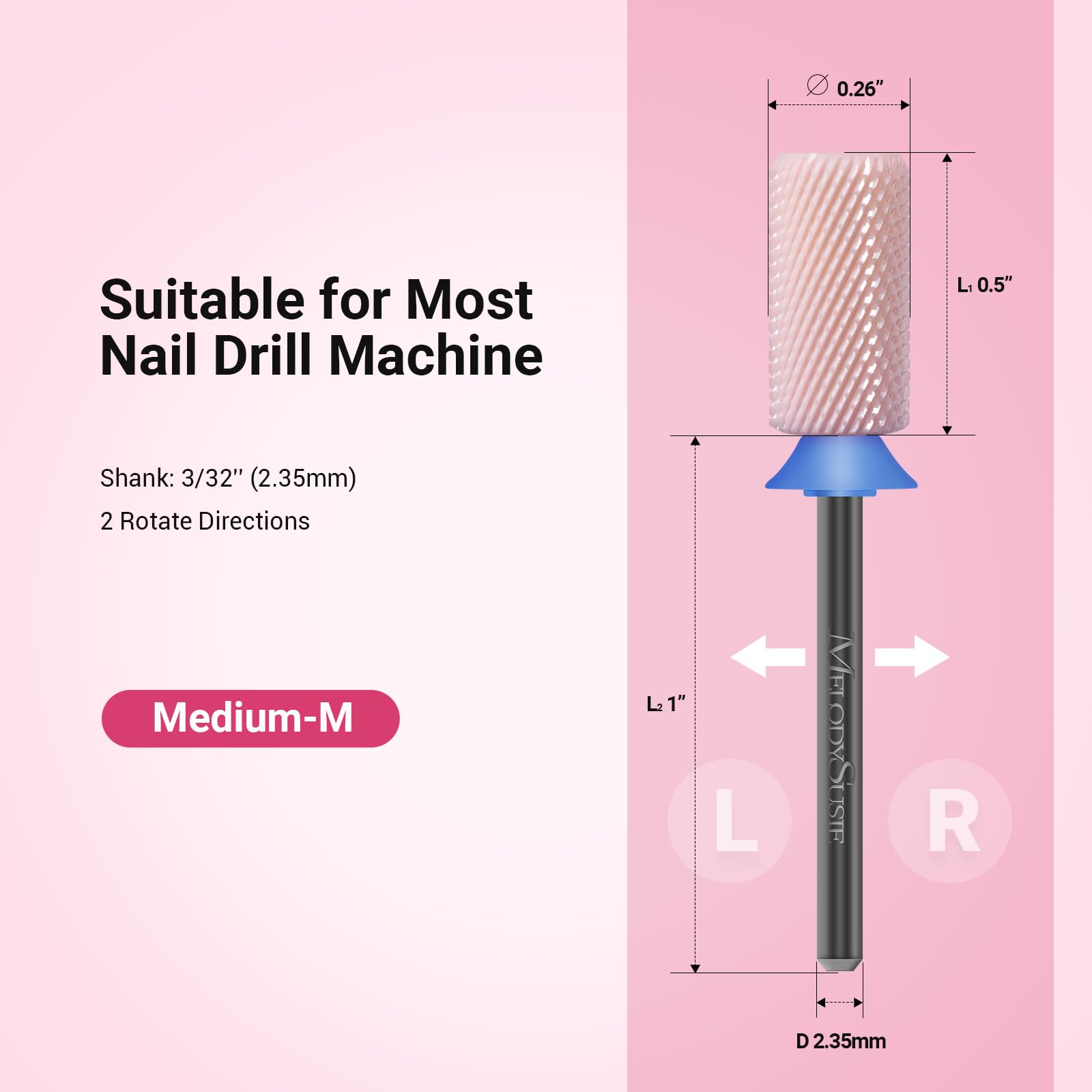 MelodySusie brocas cerámicas: disipación de calor estable para uso prolongado.
