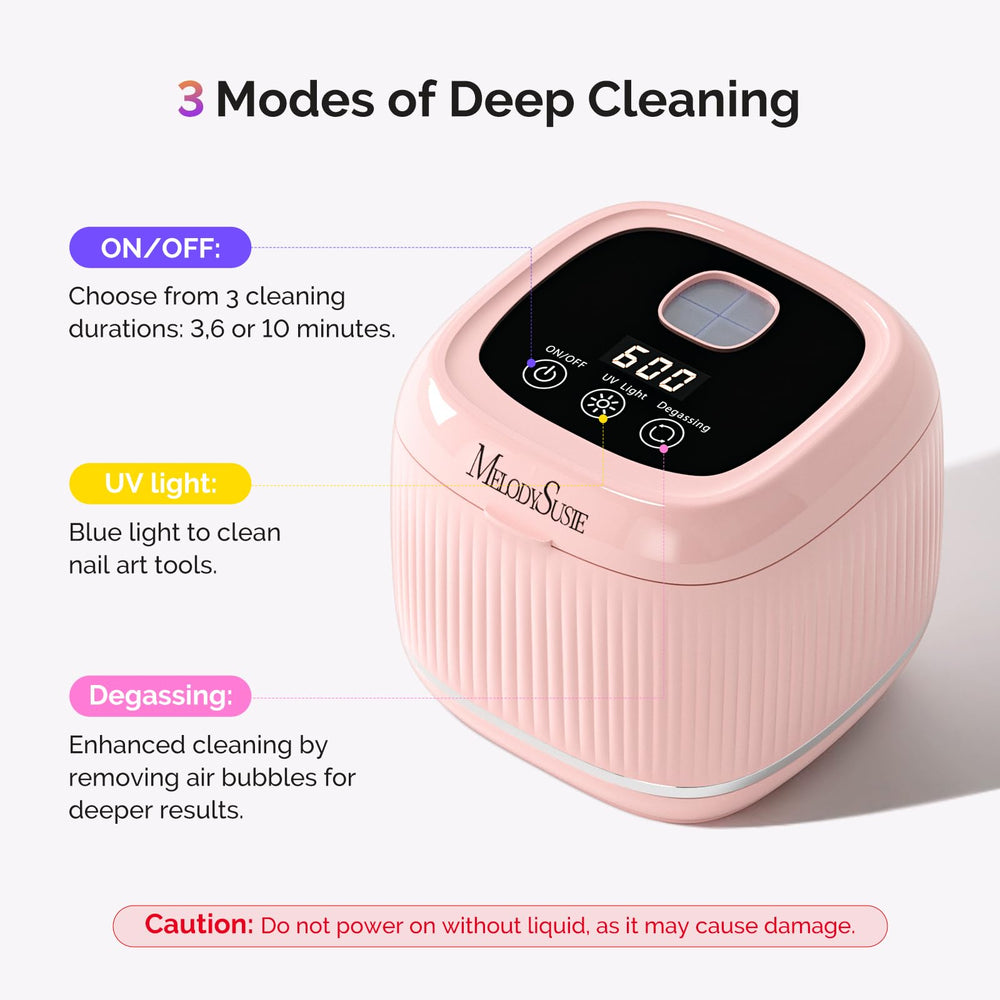 Capacidad de 180 ml para cobertura 360° durante la limpieza