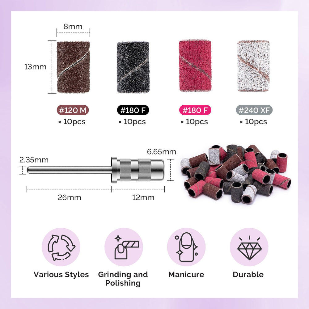MelodySusie, fresa carburo diamante profesional para aligerar y perfilar uñas