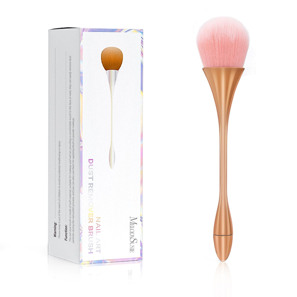 Cepillo MelodySusie para arte de uñas, diseñado para precisión.
