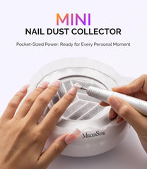 MelodySusie colector polvo uñas peso ligero 364 g, fácil de transportar