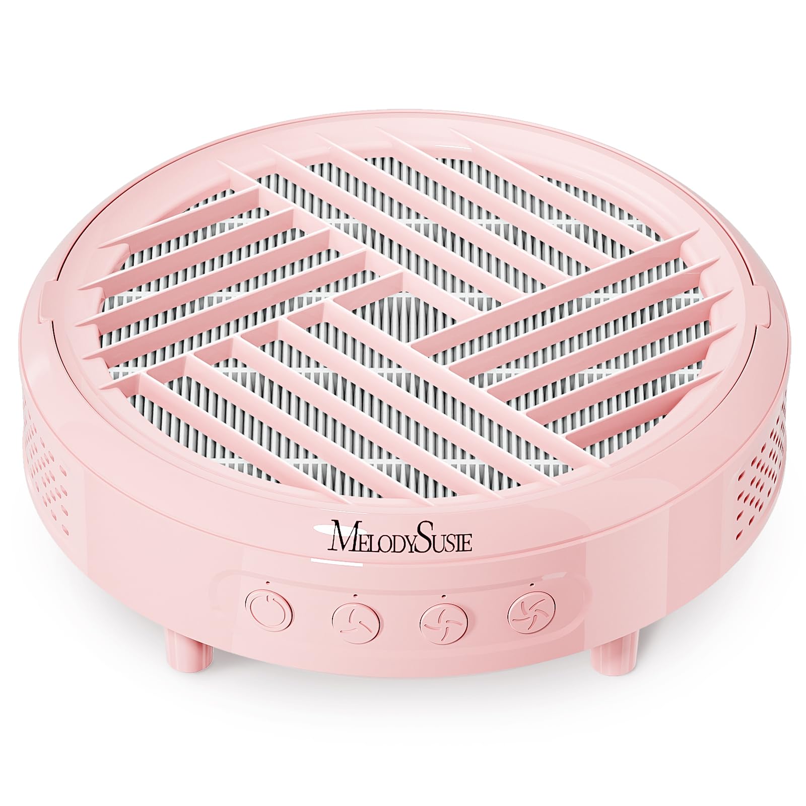 MelodySusie recolector de polvo compacto para uñas mantiene el área limpia durante el limado.