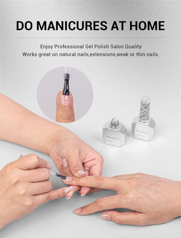 MelodySusie Compatibilidad amplia para geles, uñas acrílicas y naturales.
