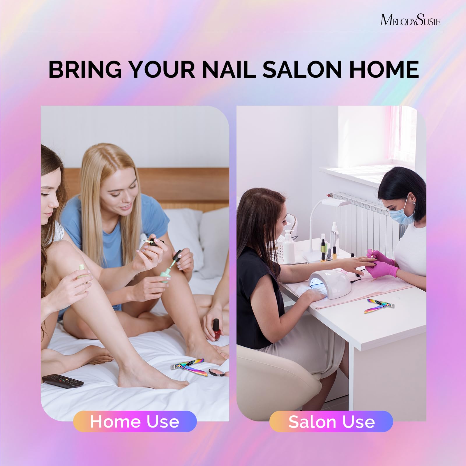 MelodySusie acabado arcoíris añade estilo a cada corte