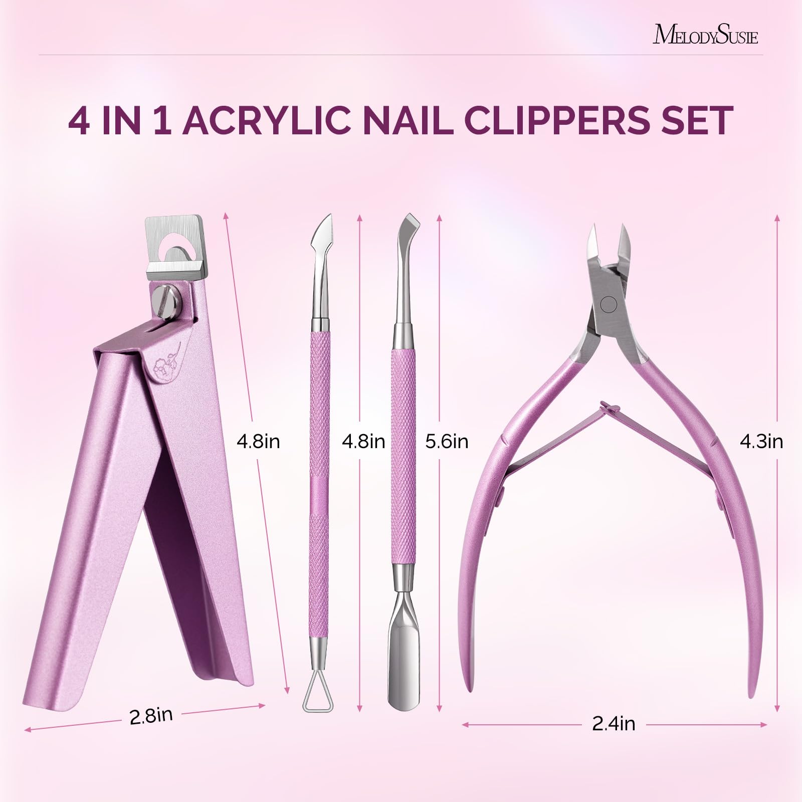 Melodysusie corte acrilicos rapido y limpio: optimiza la manicura acrilica