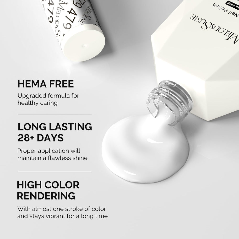 MelodySusie gel UV para curar en 60-90 segundos con lámpara.