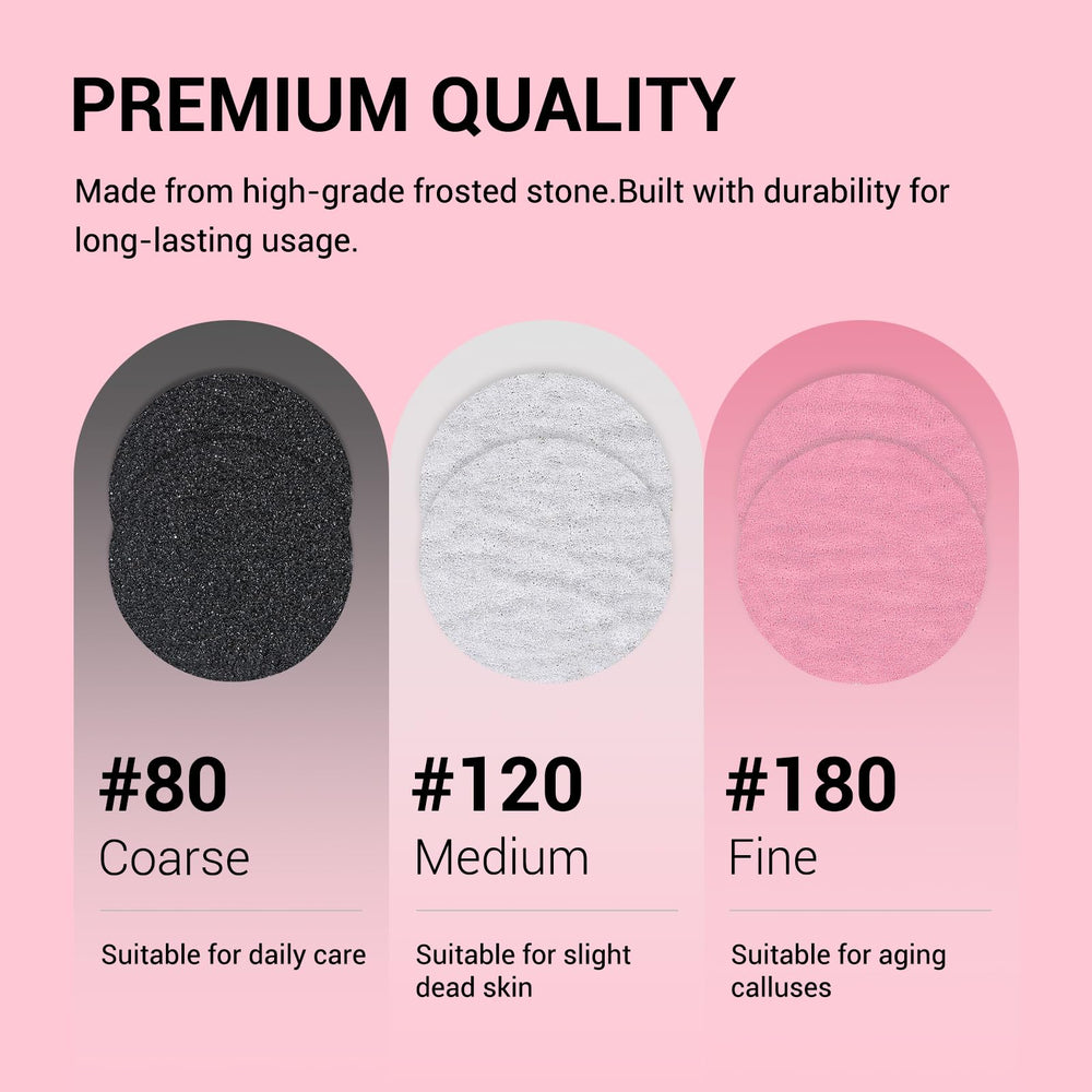 Discos MelodySusie 120 grano para suavizar uñas y piel