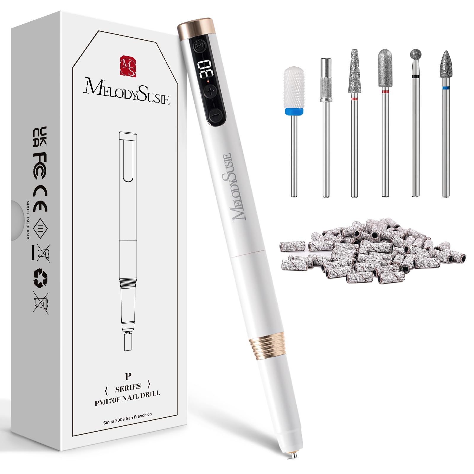 MelodySusie, diseño en forma de bolígrafo compacto para uñas.