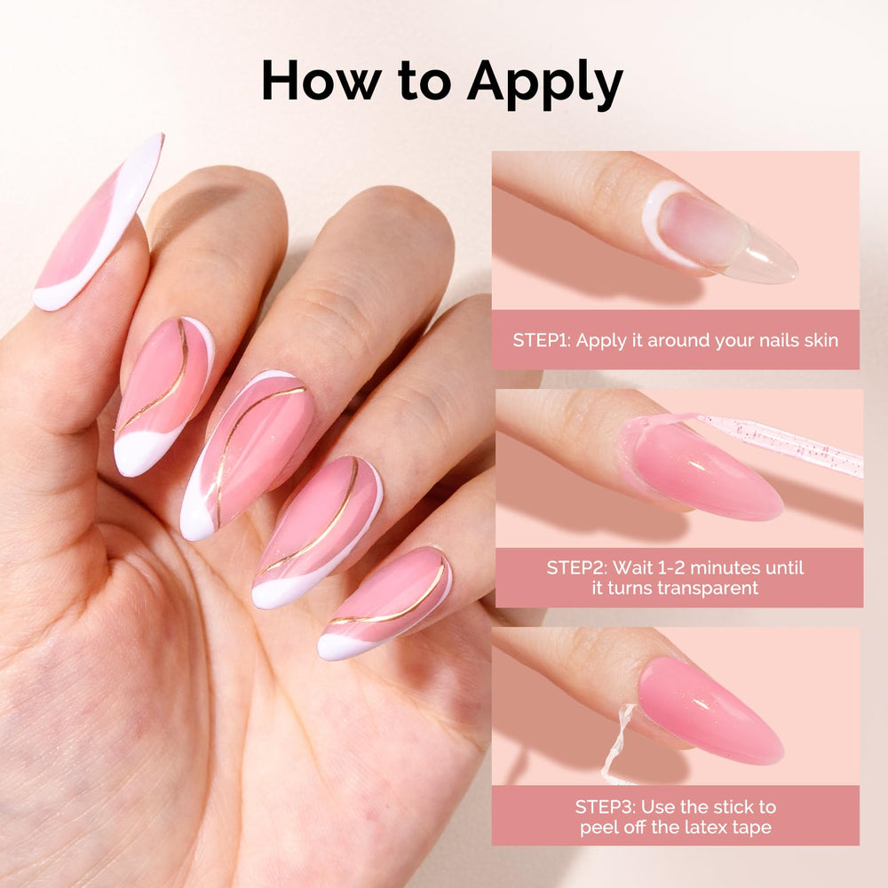 Empaque compacto para kit de manicura en casa.
