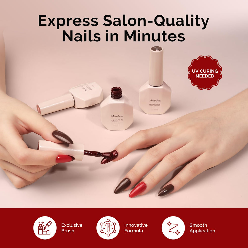 MelodySusie esmalte gel colección para artesanía de uñas en casa
