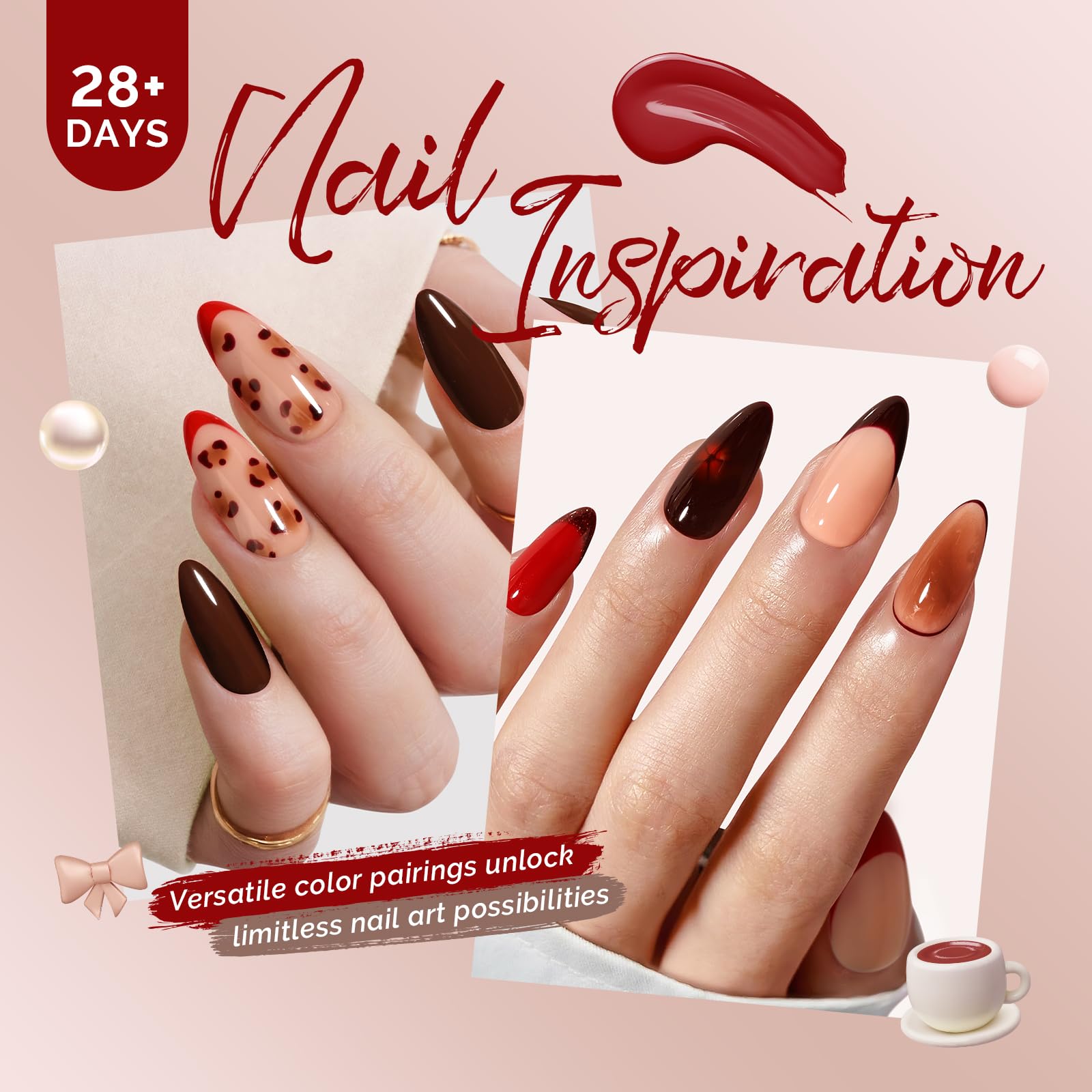 MelodySusie esmalte gel beige para acabado natural suave