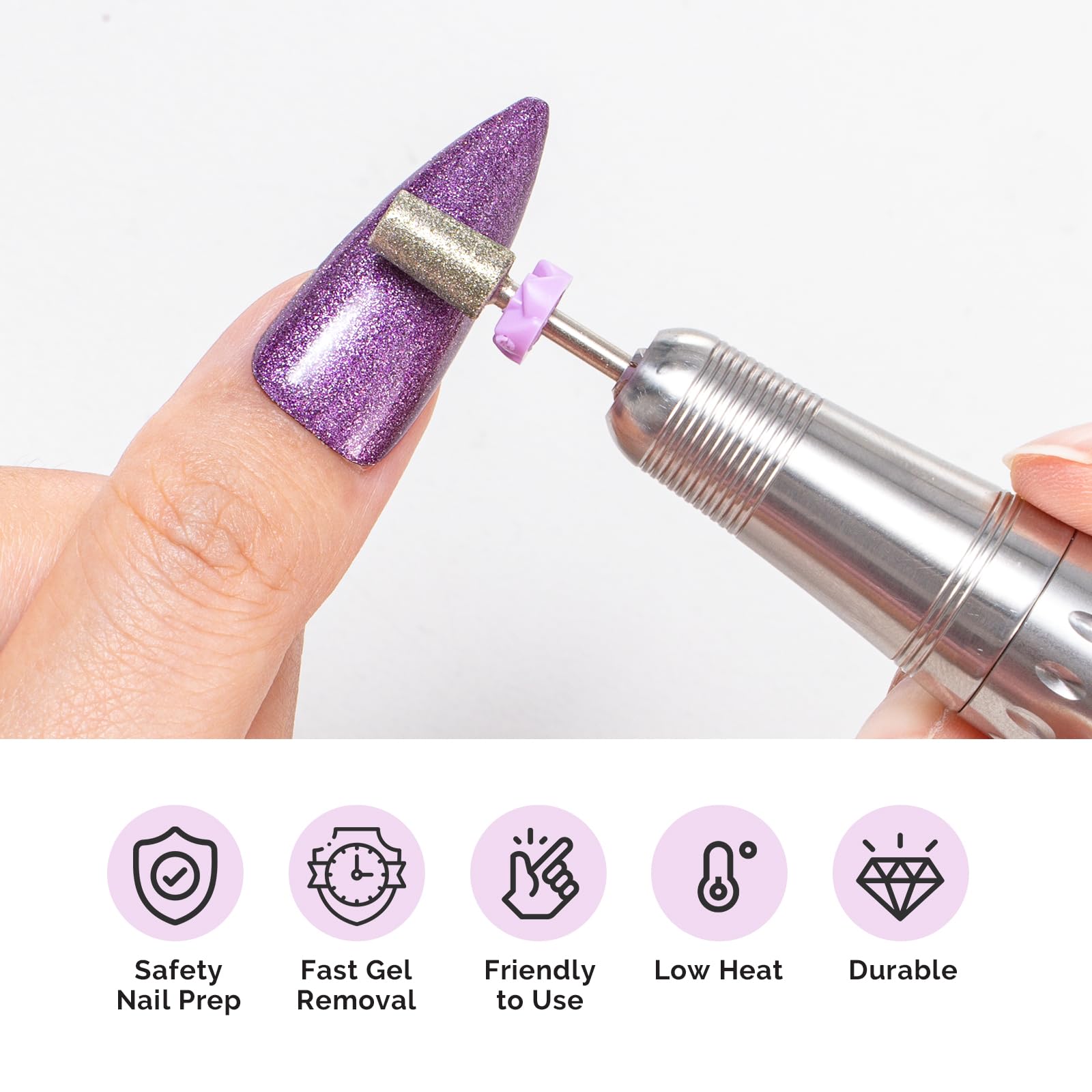 MelodySusie, estuche compacto para llevar herramientas de uñas