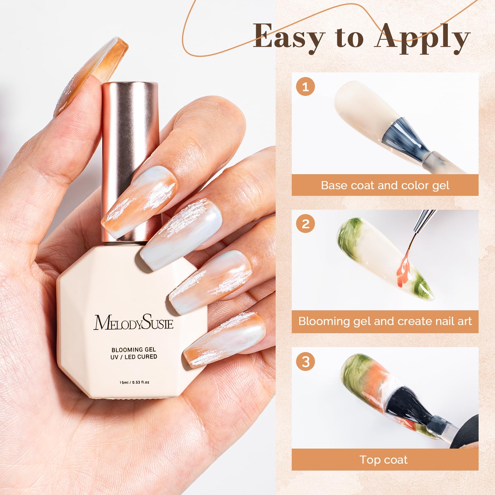 MelodySusie Gel Gradiente Sutil: transiciones suaves entre tonos