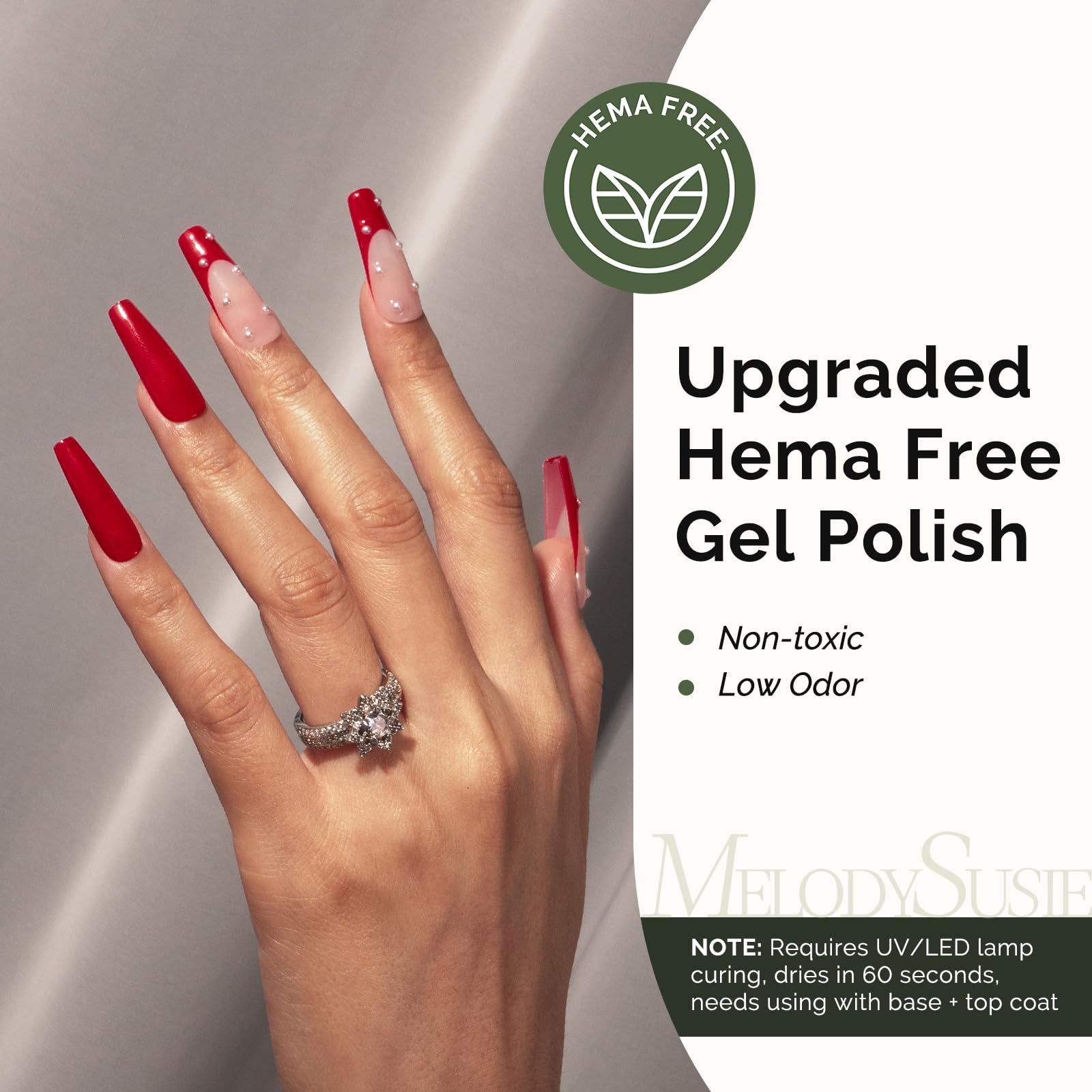 MelodySusie gel nail polish: aplicación suave para acabado uniforme