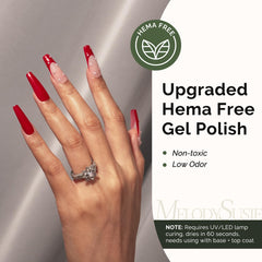 MelodySusie gel nail polish: aplicación suave para acabado uniforme