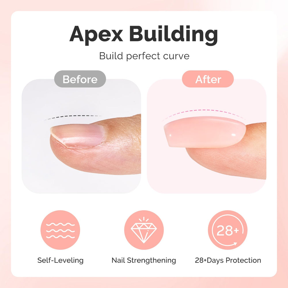 MelodySusie Gel fijar tips y gemas para diseños llamativos.