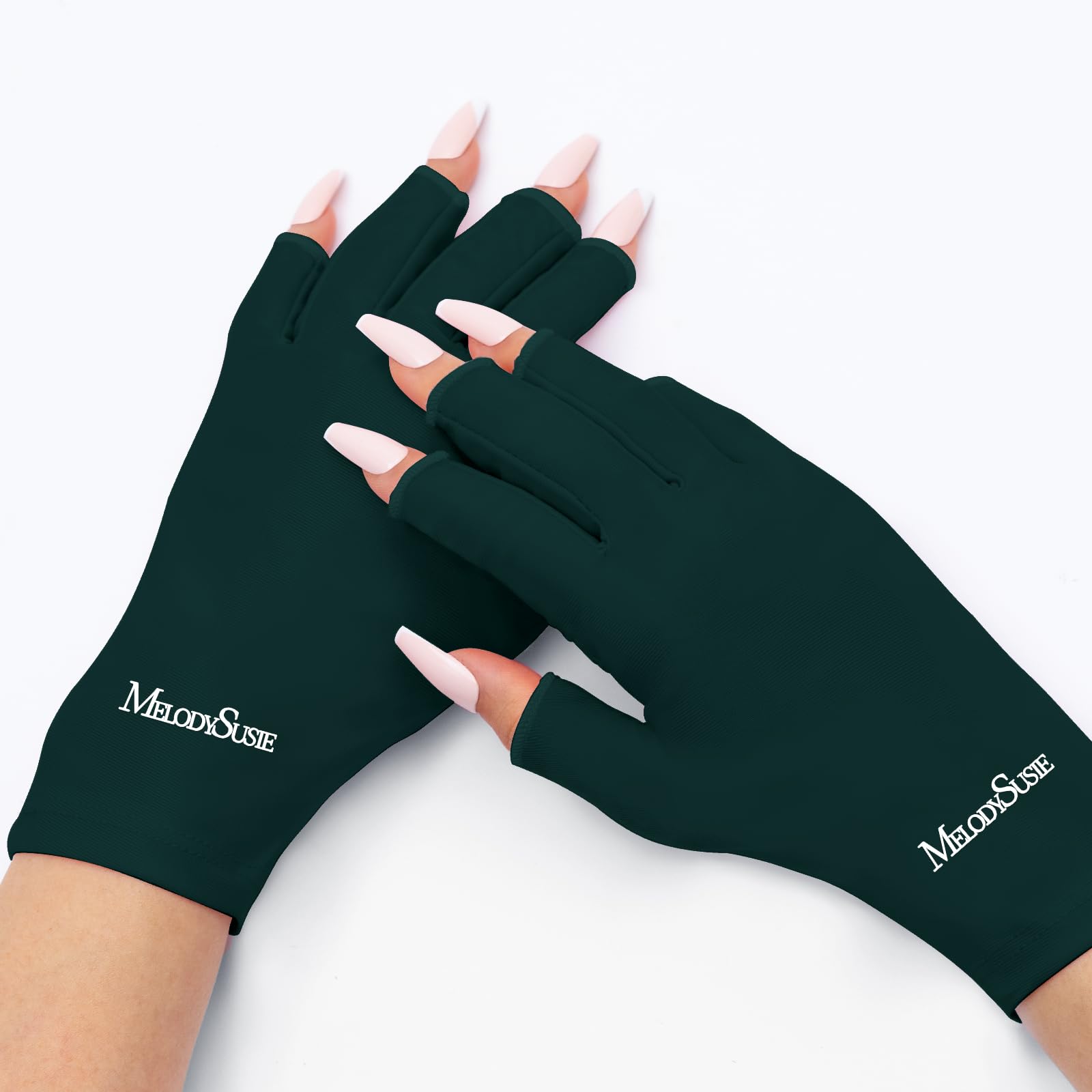 Guantes UV MelodySusie para manicura, protección suave durante sesiones de gel