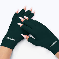 Guantes UV MelodySusie para manicura, protección suave durante sesiones de gel