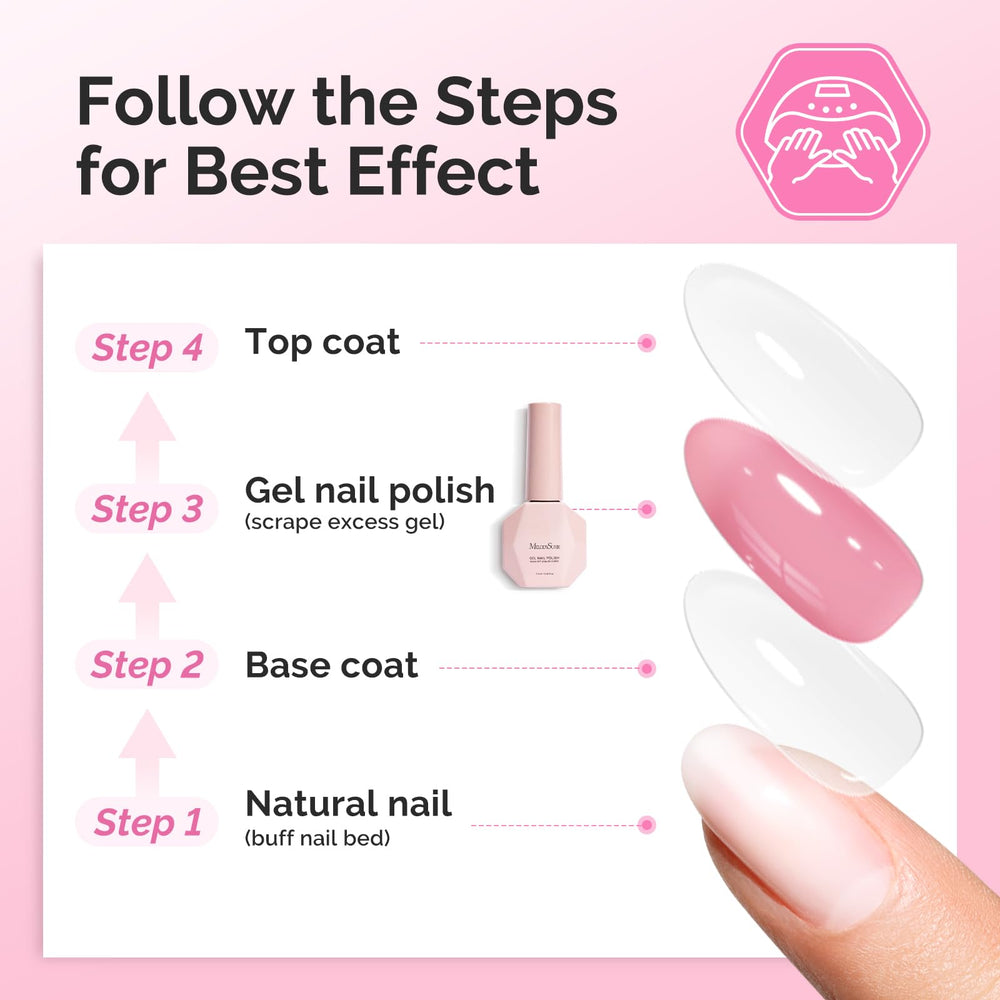 MelodySusie Jelly Gel: fórmula no tóxica con bajo olor.