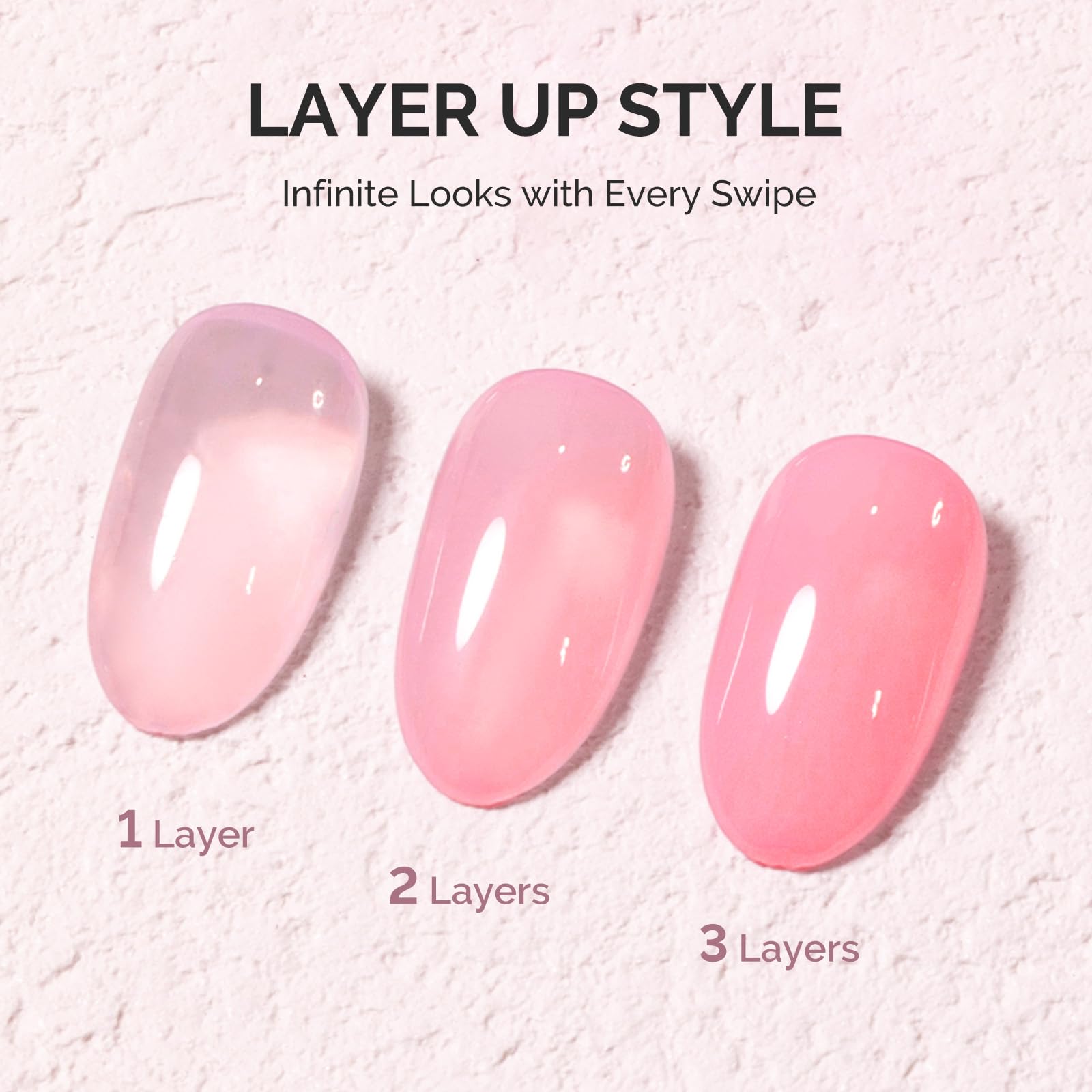 MelodySusie Jeweliver Jelly Gel Polish aplicación suave para un acabado uniforme.