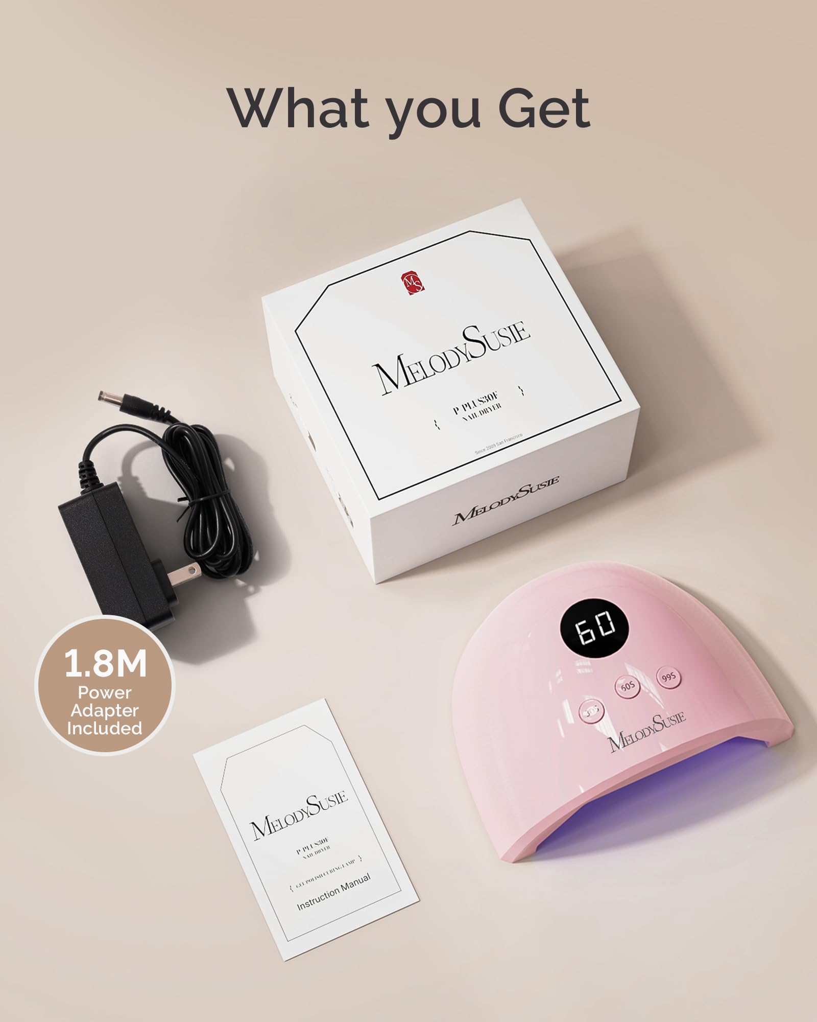MelodySusie cuerpo acetona-resistente y diseño ergonómico para manejo cómodo.