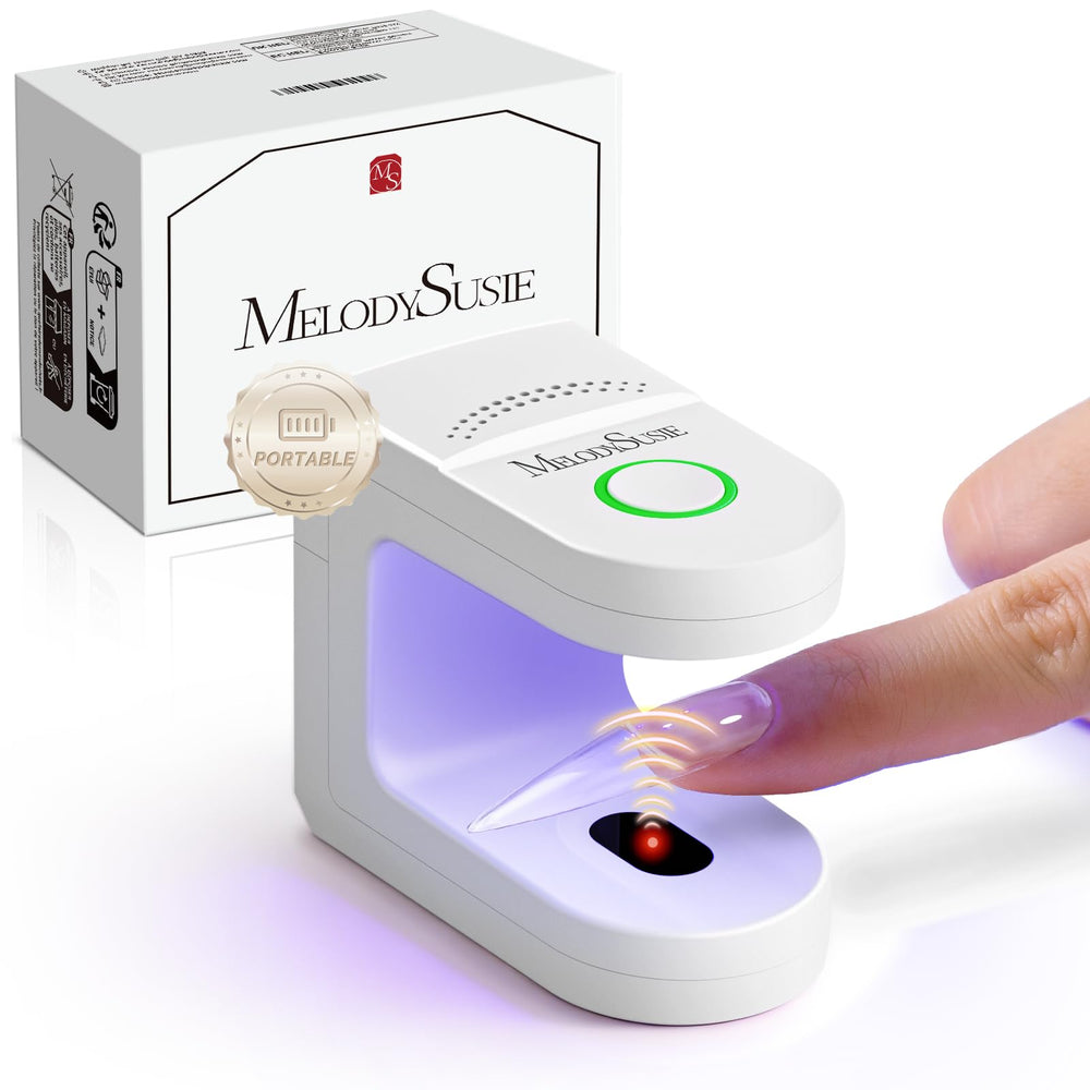 MelodySusie P-ART04G lámpara UV portátil con diseño compacto para manicuras