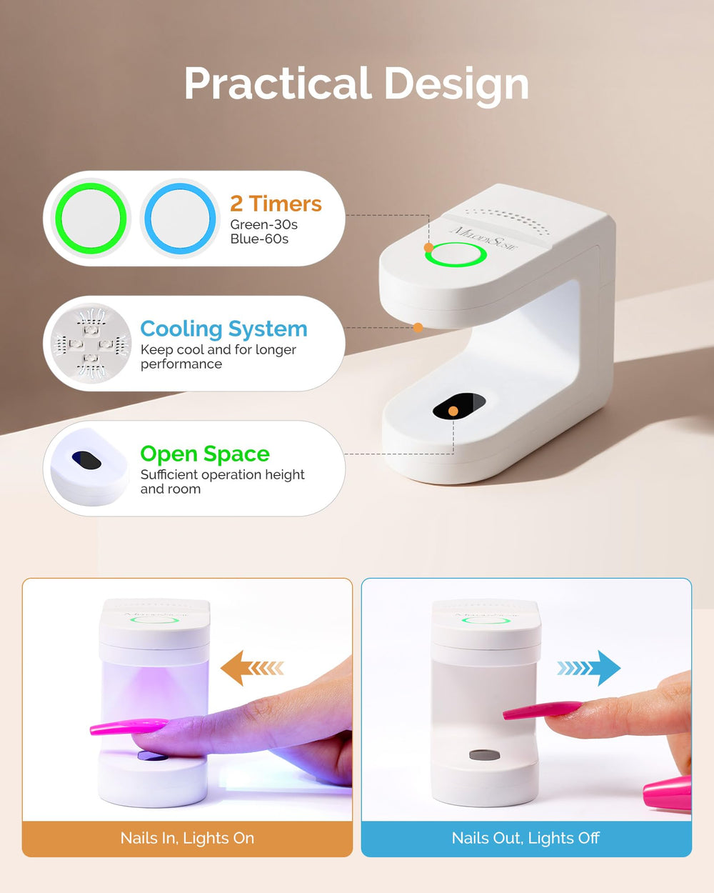MelodySusie P-ART04G lámpara sin cables para uso en cualquier lugar